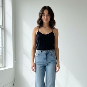 Reformation Black Camisole Tank, Like New, Size Large